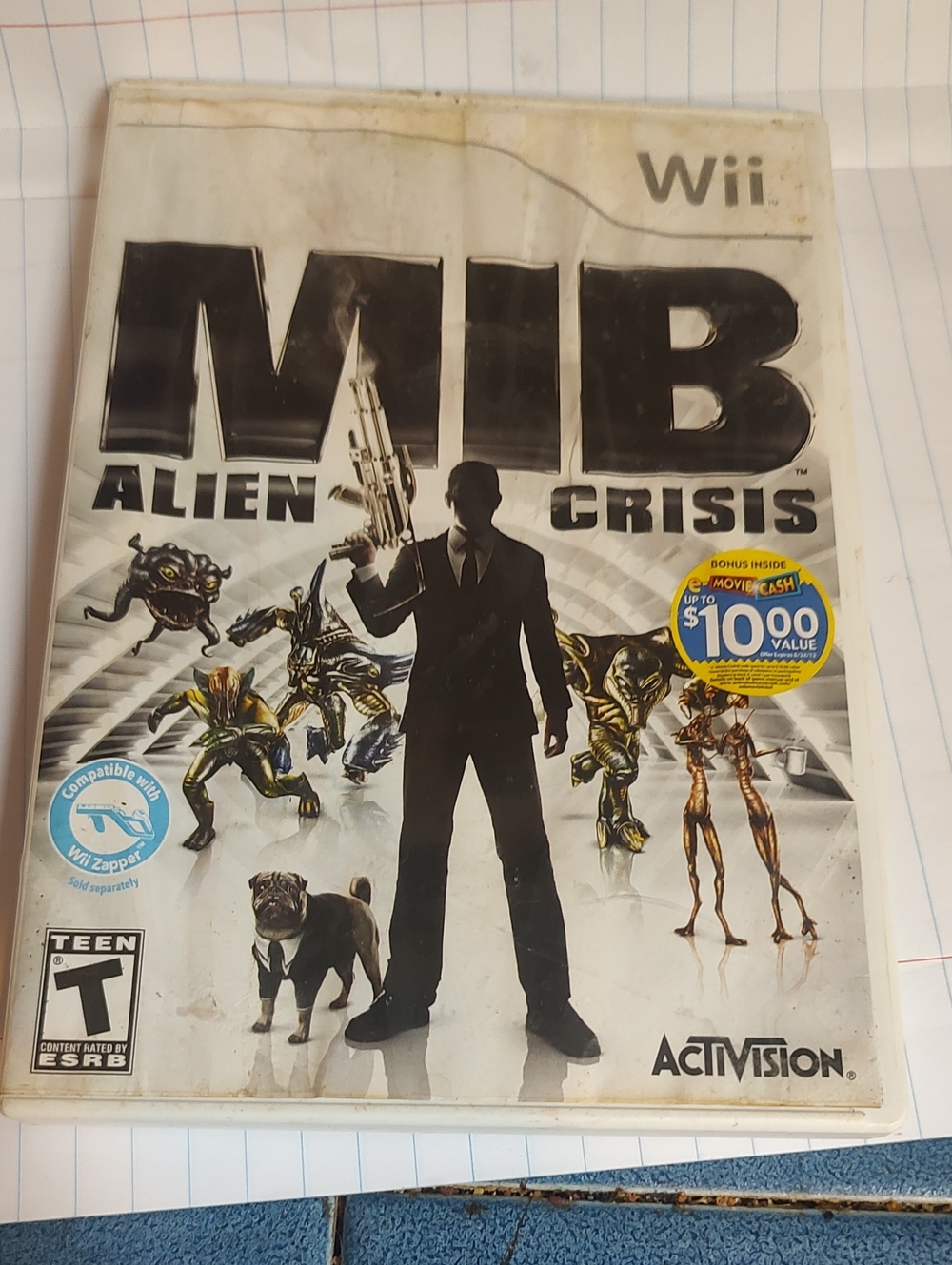 MIB: Alien Crisis (Wii) - White Cover